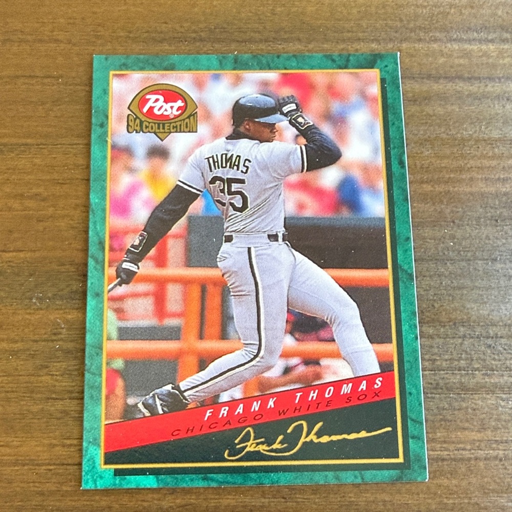 1994 FRANK THOMAS MLBPA Post trading card
#21 of 30